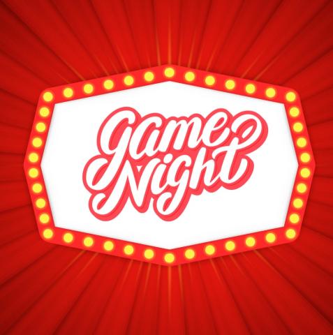 A sign saying 'Game Night'