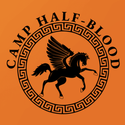 The logo for Camp Half-Blood