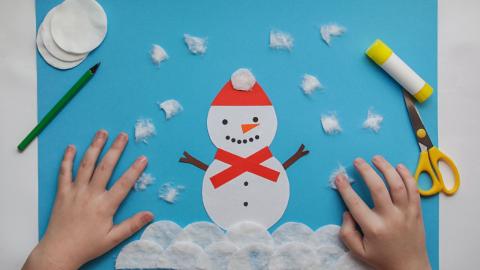 Winter Snowman Craft