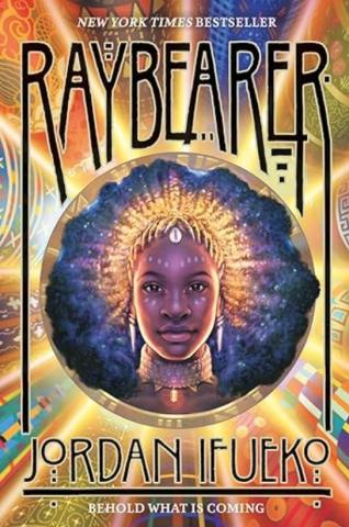 Photo of the book cover "Raybearer" by Jordan Ifueko