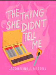 Pink book cover with matches on it