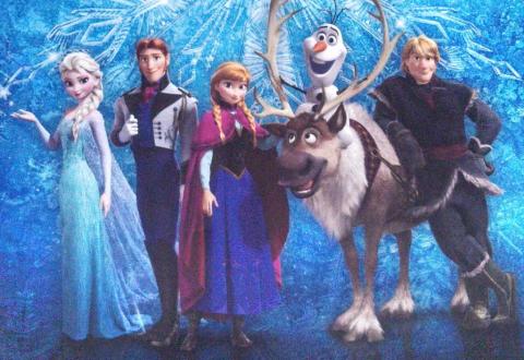 frozen cast scene